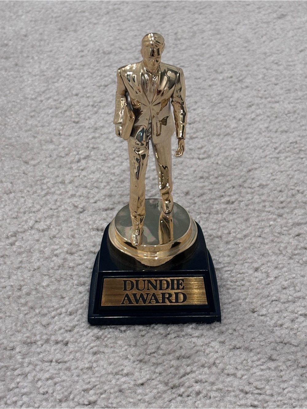 “The Office” Dundie Award Gold Figurine Trophy